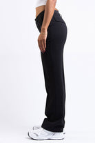 Drew 02Mid Straight Suit Pants - Black