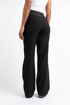 Holly 01High ActiveFlex Straight Pants - Black Striped
