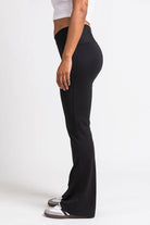 Geri 01High ActiveFlex Bootcut Leggings - Black