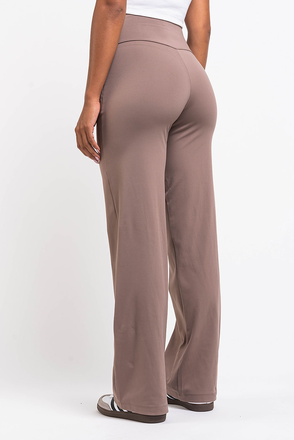Holly 01High ActiveFlex Straight Pants - Taupe