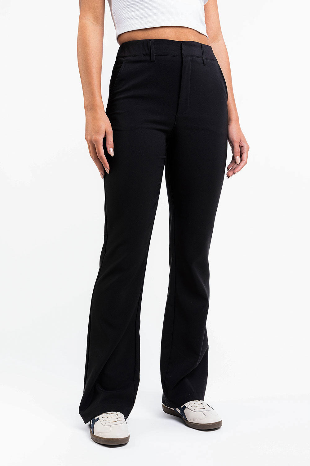 Drew 05High Bootcut Suit Pants - Black