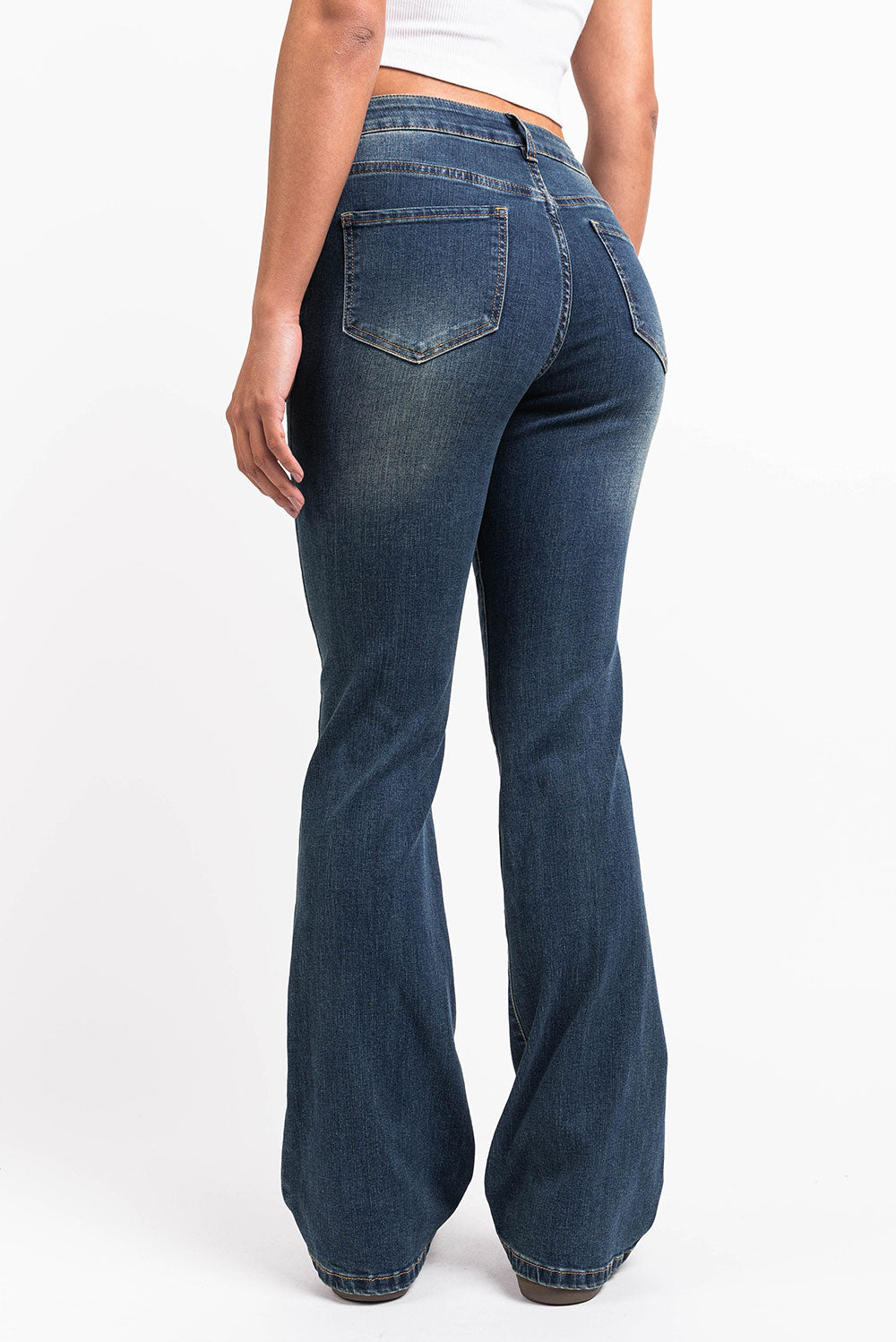 Taylor 02Mid Bootcut Jeans - Vintage Blue
