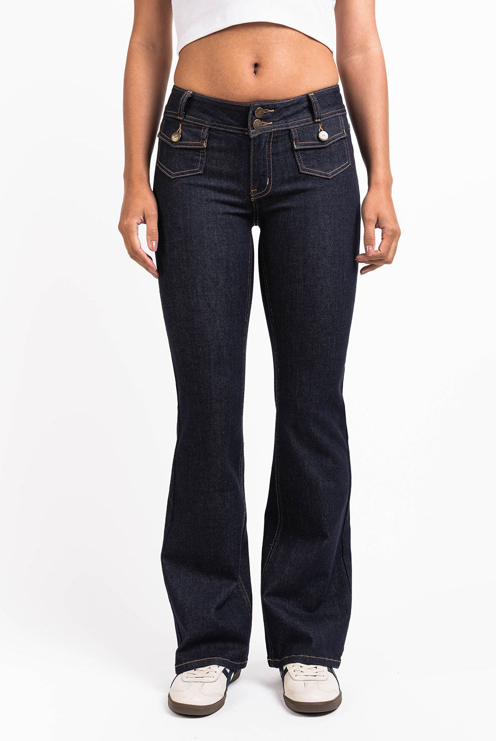 Celine 01Low Bootcut Jeans - Raw Denim