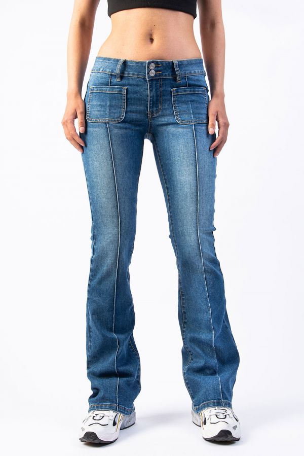 Lågmidjade Bootcut Jeans - Claire